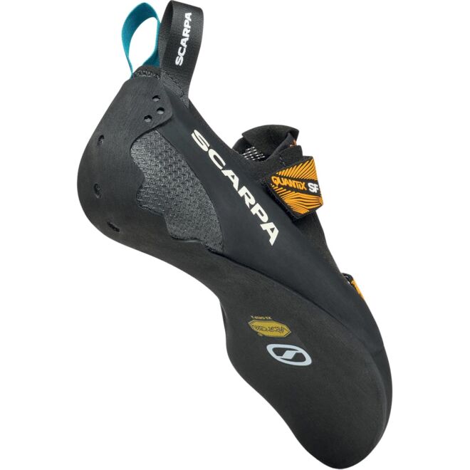 SCARPA Quantix SF Black/Bright Orange klätterskor