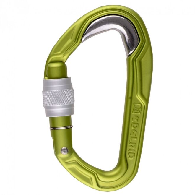 Edelrid Bulletproof Screw karbinhake med lås för klättring