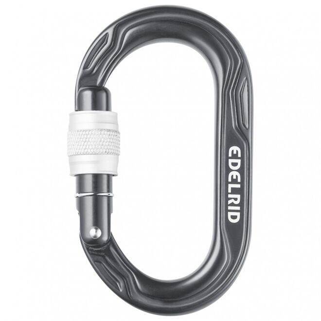 Edelrid Kiwi Screw karbinhake med lås för klättring