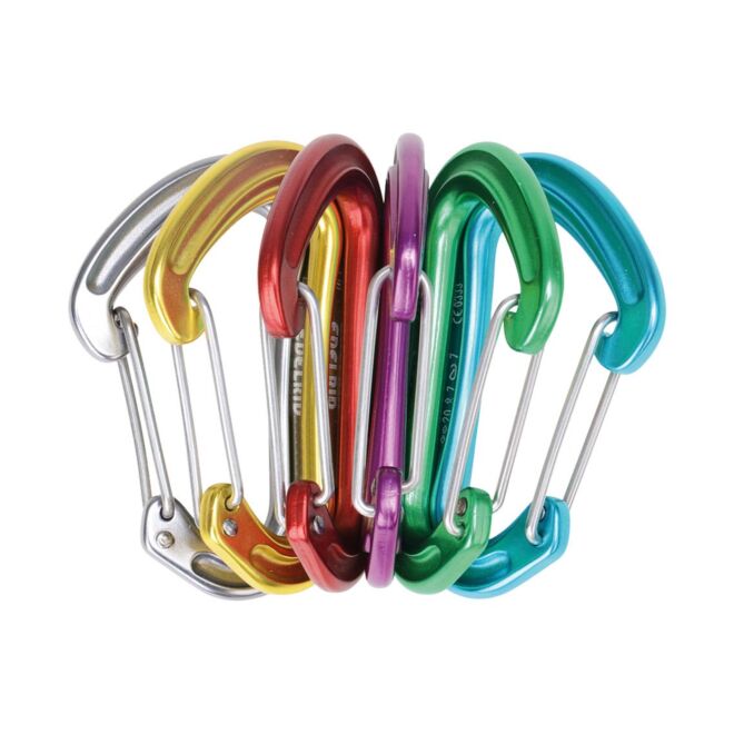 Edelrid Nineteen G Sixpack set 6 klätterkarbiner