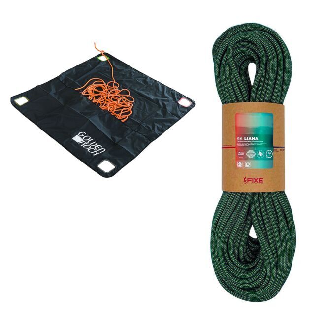 Oliunìd Kit Liana 9.6 mm + Golden Rock Rope Tarp
