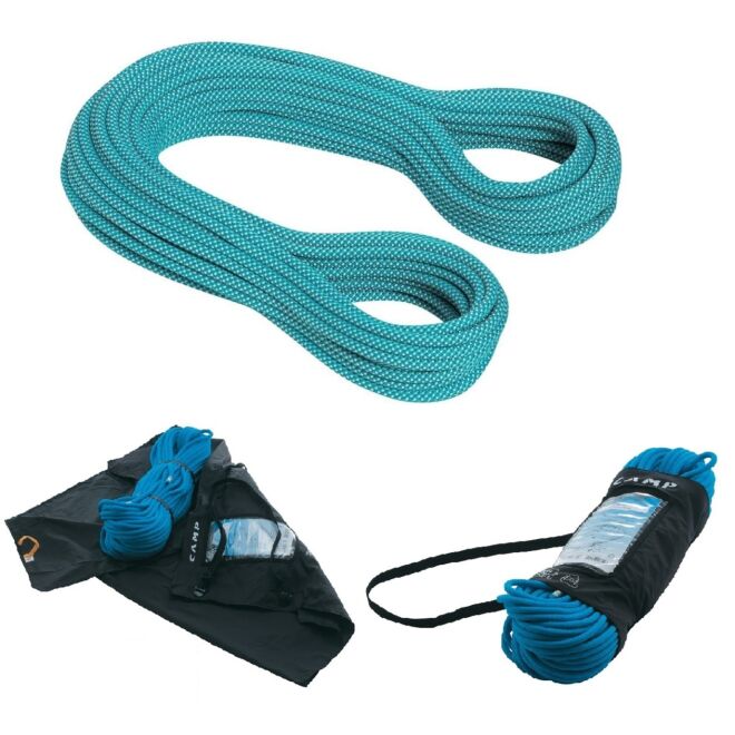 Mammut Flash Classic 9.5 mm klätterrep + CAMP Rope Holder repväska