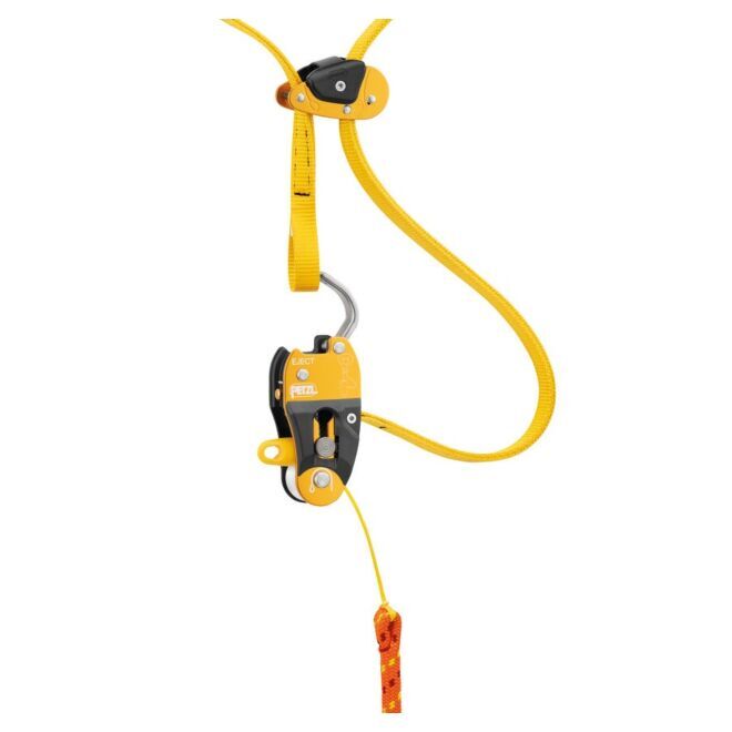 Petzl Eject falsk gaffel arbete på träd