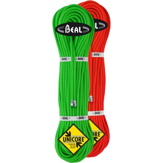 Beal Gully 7.3mm Unicore Golden Dry Pack halv rep klättring