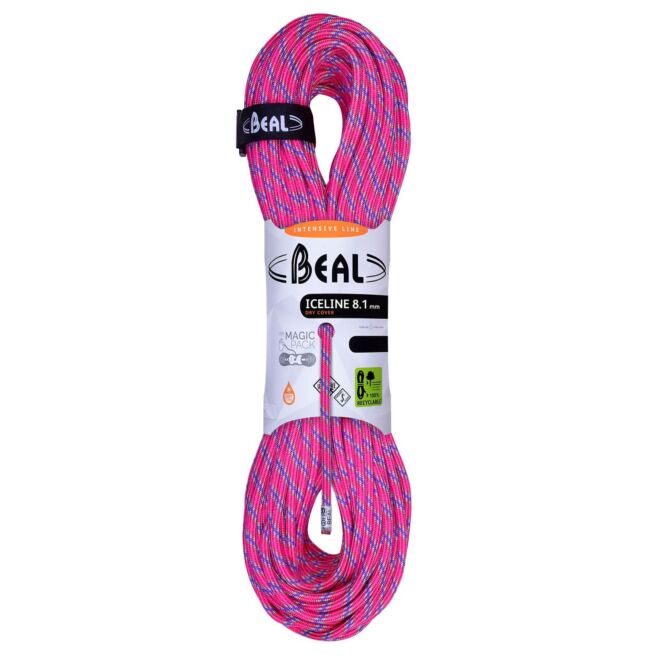Beal Ice Line 8.1 mm Unicore Dry Cover halv rep klättring