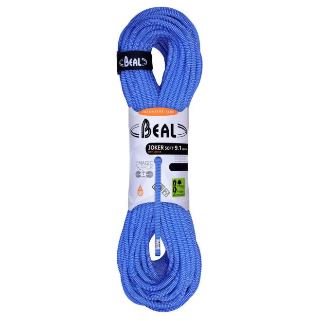 Beal Joker Soft 9.1 mm Unicore Dry Cover klätterrep