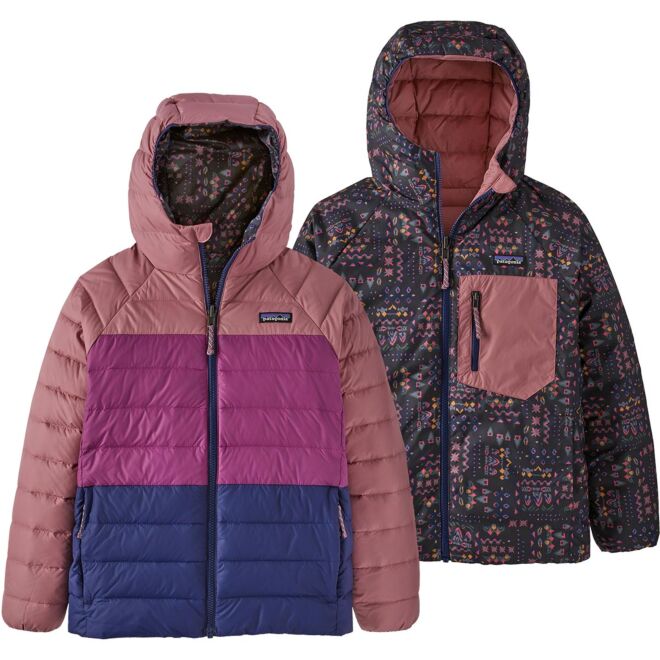 Patagonia Kids' Reversible Down Sweater Hoody barnjacka
