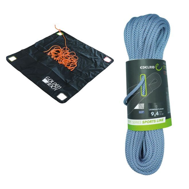 Oliunìd Kit Leonidio 9.4 mm + Golden Rock Rope Tarp