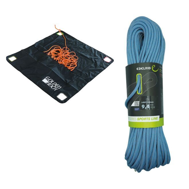 Oliunìd Kit Light 9.4 mm + Golden Rock Rope Tarp