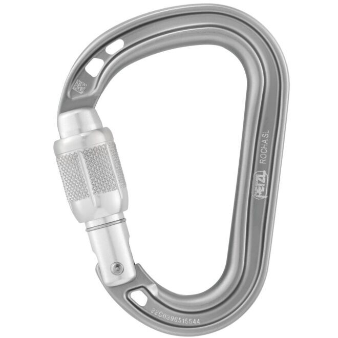 Petzl Rocha Screw Lock karbinhake med lås för klättring