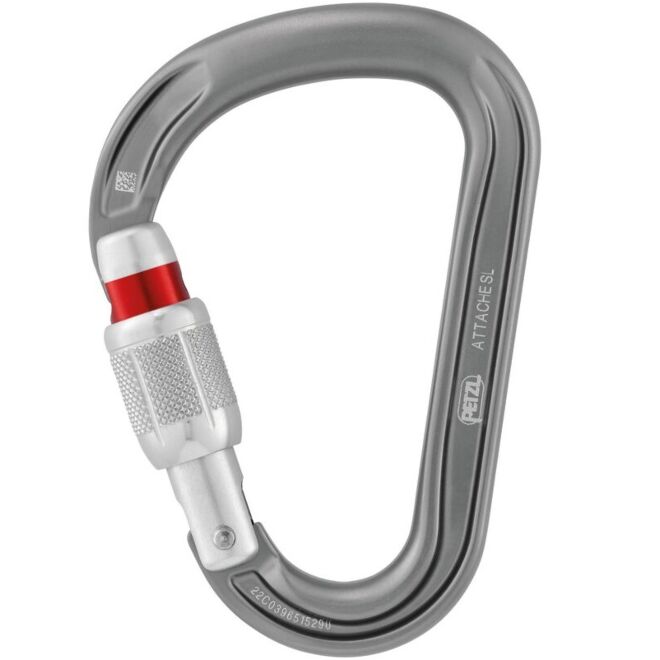 Petzl Attache climbing carabiner with lock