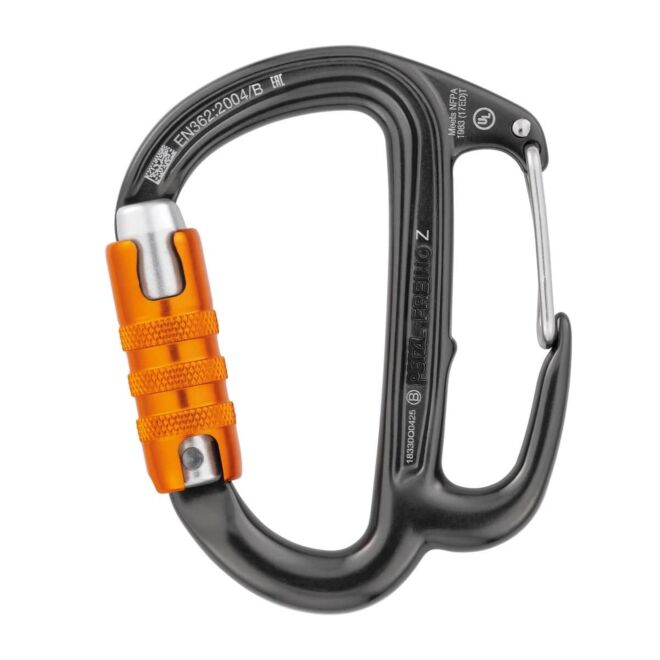 Petzl Freino Z klätterkarbinhake med bromsrem