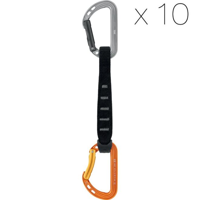 Petzl Spirit Express 10-Pack klätterkarbinhakar