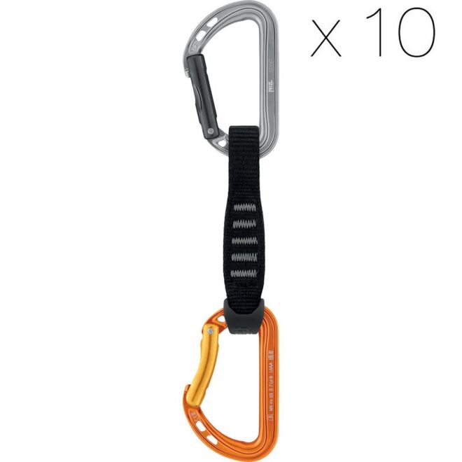 Petzl Spirit Express 10-Pack klätterkarbinhakar