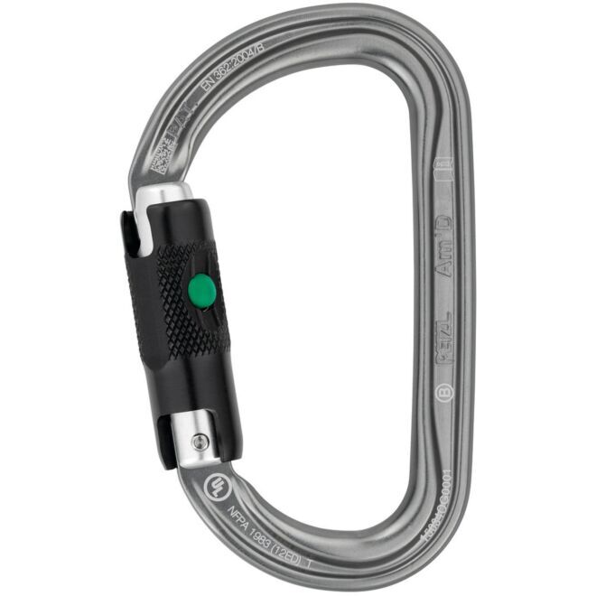 Petzl Am'D Ball Lock automatisk karbinhake klättring