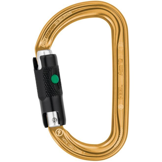 Petzl Am'D Ball Lock automatisk karbinhake klättring