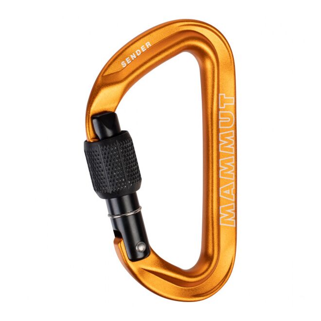 Mammut Sender Screwgate Carabiner karbinhake med lås för klättring