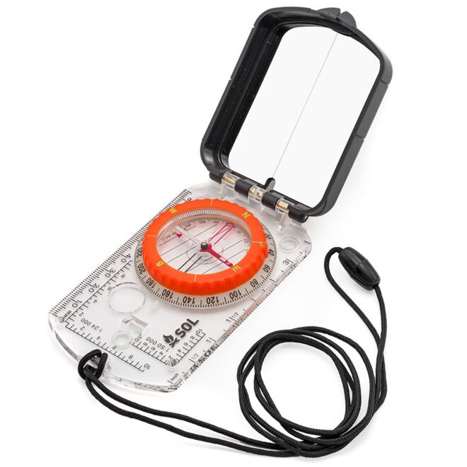 SOL Sighting Compass With Mirror kompass