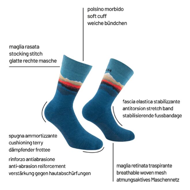 Calze GM Reactive Mountain trekking socks