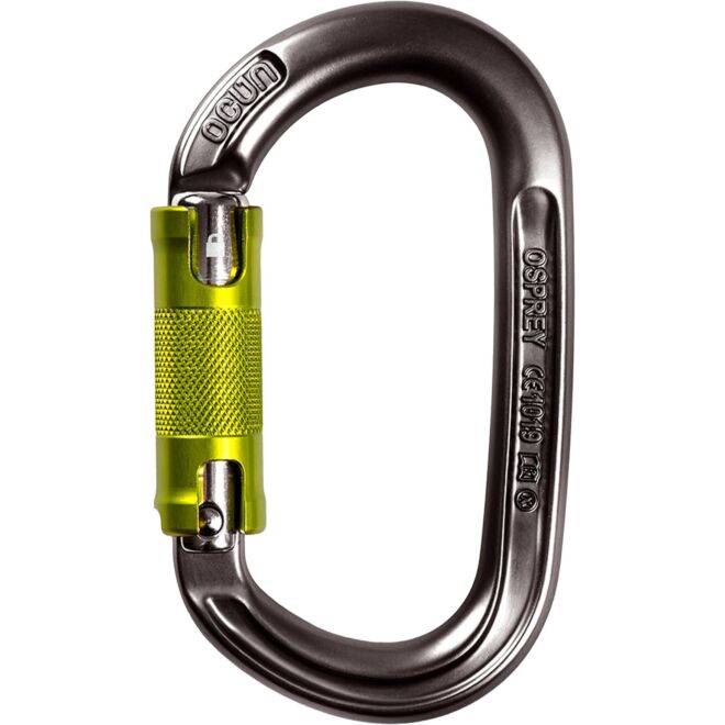 Ocun Osprey Twist oval karbinhake med lås