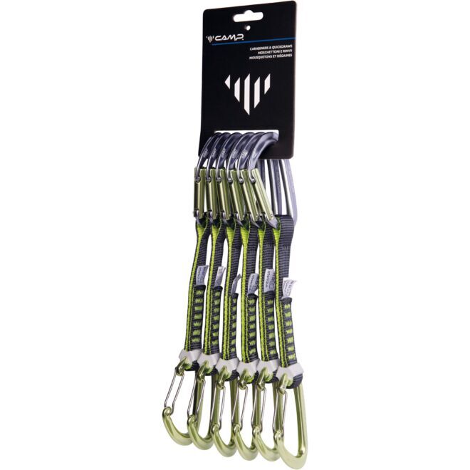 CAMP Set 6 Orbit Express KS Mixte 6 pack klätterkarbinhakar