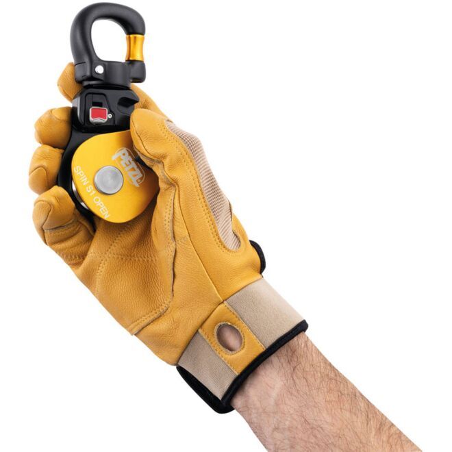 Petzl Spin S1 Öppen enkel block för arbete på höjd