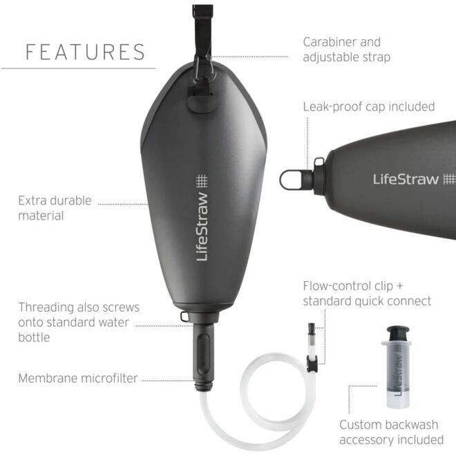 LifeStraw Peak Series Gravity Filter System 3l vattendepurering system