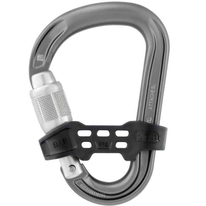 Petzl Neox säkringsapparat med assisterad låsning och klätterkarbin
