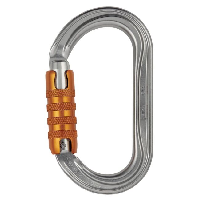 Petzl Ok Triact-Lock karbinhake med tre rörelser klättring
