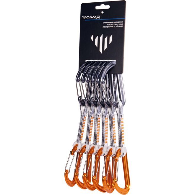 CAMP Set 6 Photon Wire Express KS Dyneema 6 pack klätterbultar