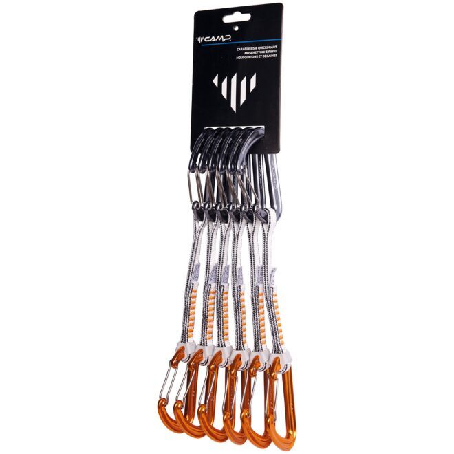 CAMP Set 6 Photon Wire Express KS Dyneema 6 pack klätterbultar