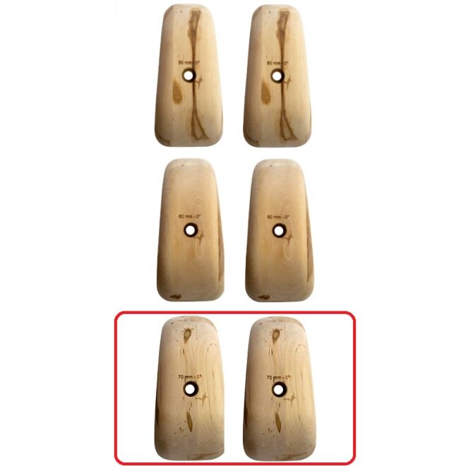 Metolius Wood Grips Pinch 0° set 6 klättring grepp