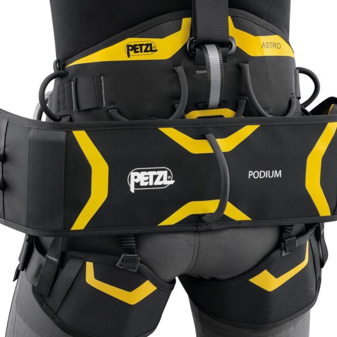 Petzl Podium arbetsstol bekväm designad för långvarig upphängning