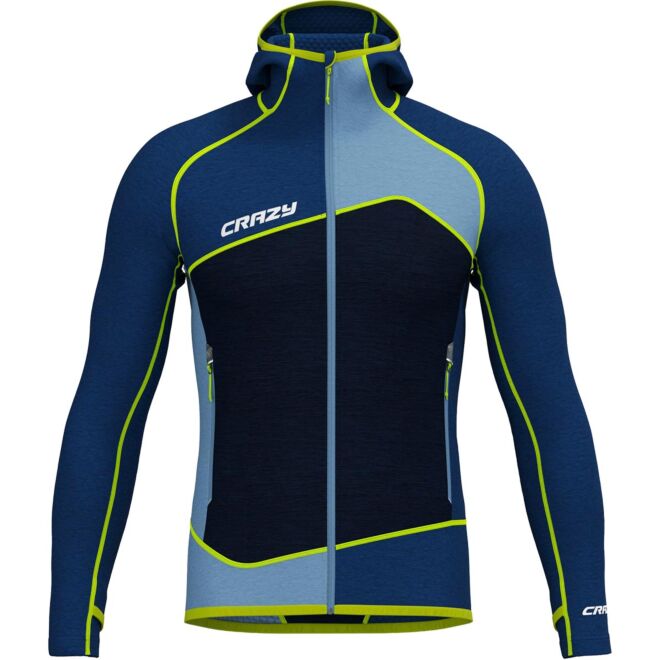 Crazy Pull Resolution Man teknisk fleece herr