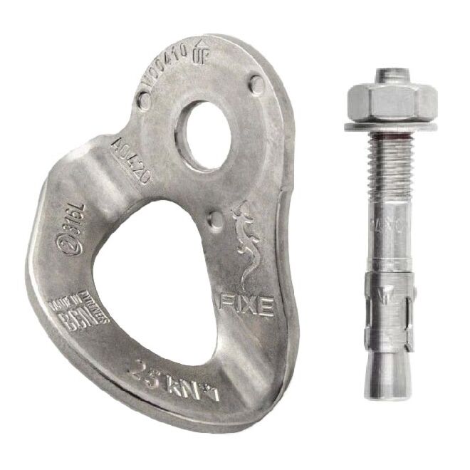 Fixe 316L Expansion Bolt Ø10x70 mm + Hanger pack expanderbult + platta