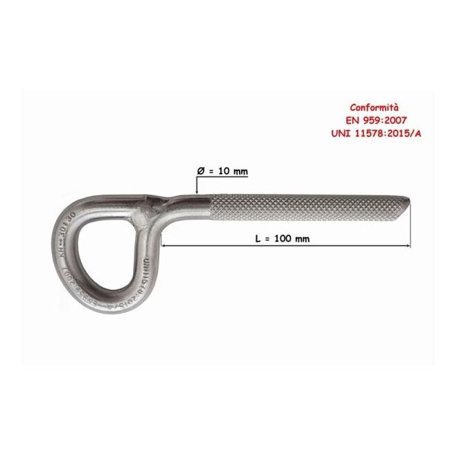 Raumer Superstar inox Ø10x100 mm kemisk ankare