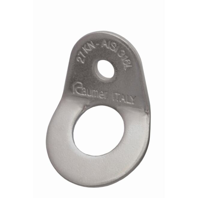 Raumer Placchetta inox Wing 8 mm piastrina