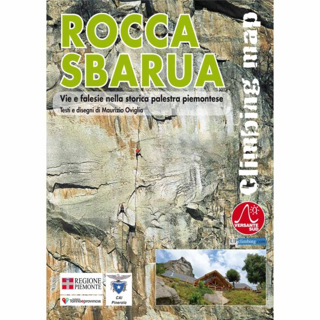 Versante Sud Rocca Sbarua klätterguide franska klätterkort