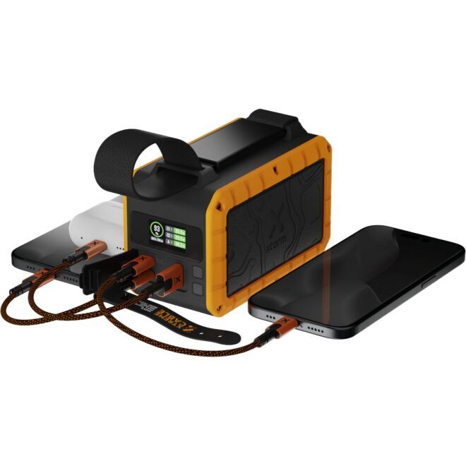 Rugged Flashlight Powerbank 100W - 40000 mAh bärbar laddare med ficklampa