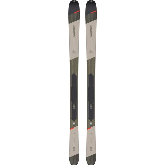 Salomon MTN 80 Carbon 80mm skidor för skidalpinism Light
