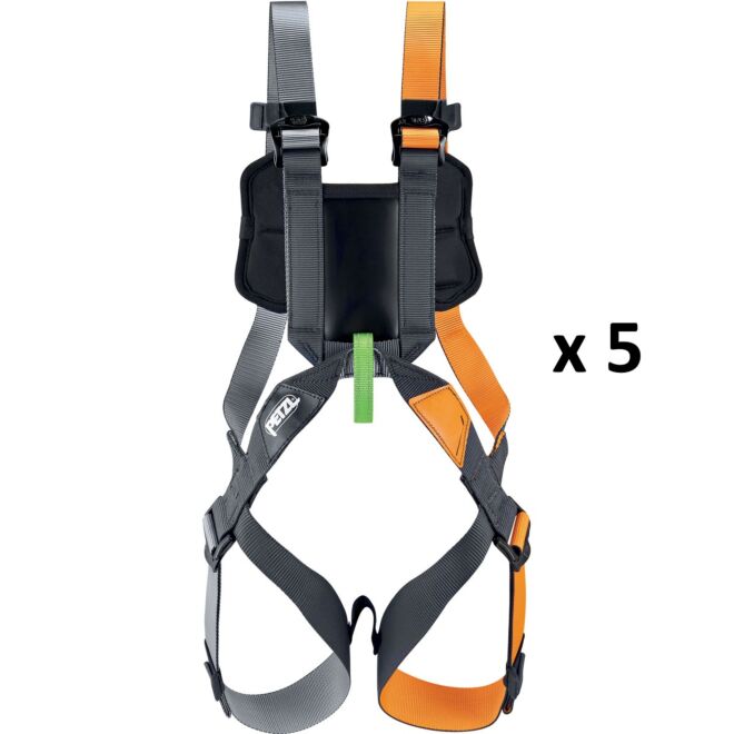Petzl Simba Climbing (pack om 5) helkroppsselen för barn