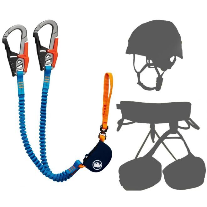 Oliunìd Deal Kit Mammut Skywalker Pro Turn set ferrata + hjälm och sele via ferrata
