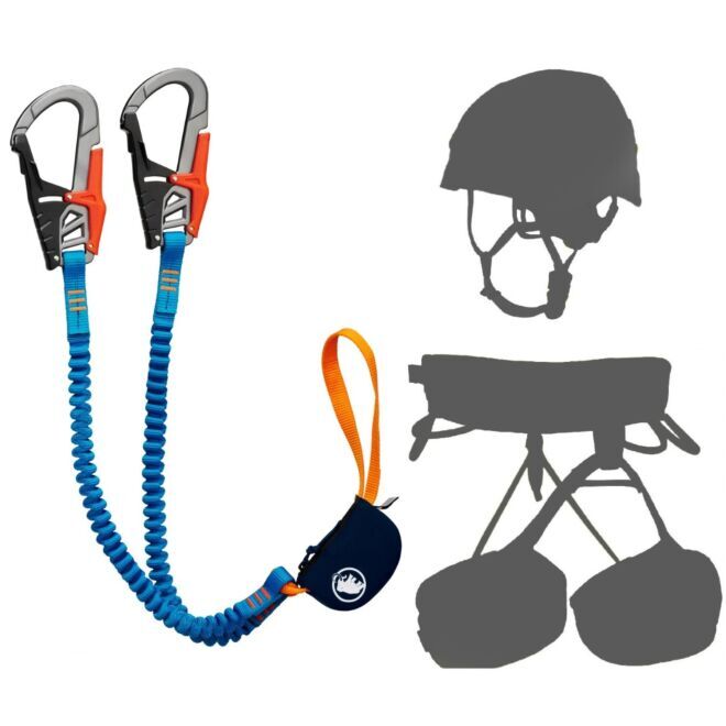 Oliunìd Deal Kit Mammut Skywalker Pro via ferrata set + hjälm och sele via ferrata kit
