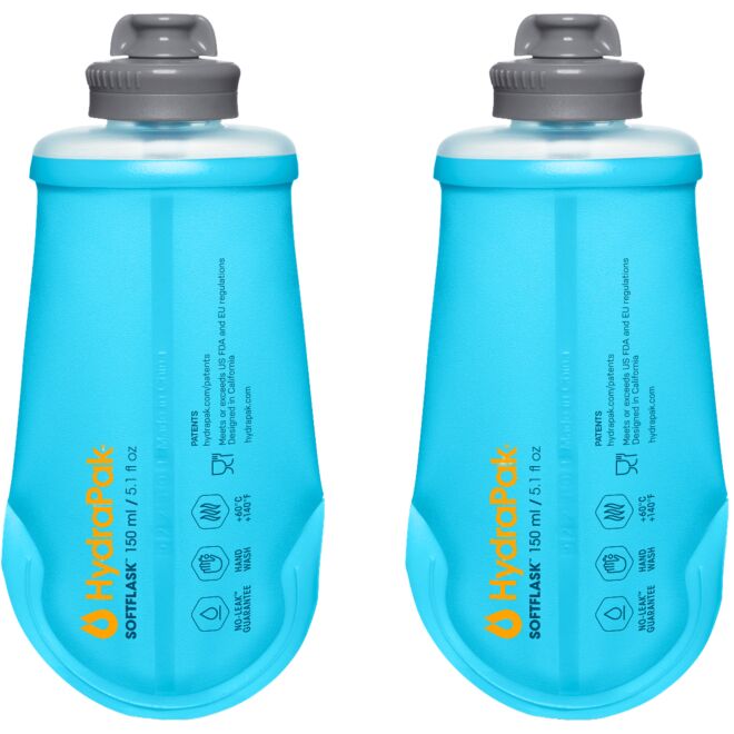 HydraPak SoftFlask 150 ml 2-Pack återanvändbara mjuka flaskor