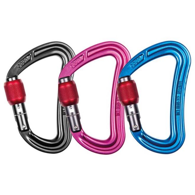 Ocun Raven Screw 3-Pack klätterkarbinhake med lås
