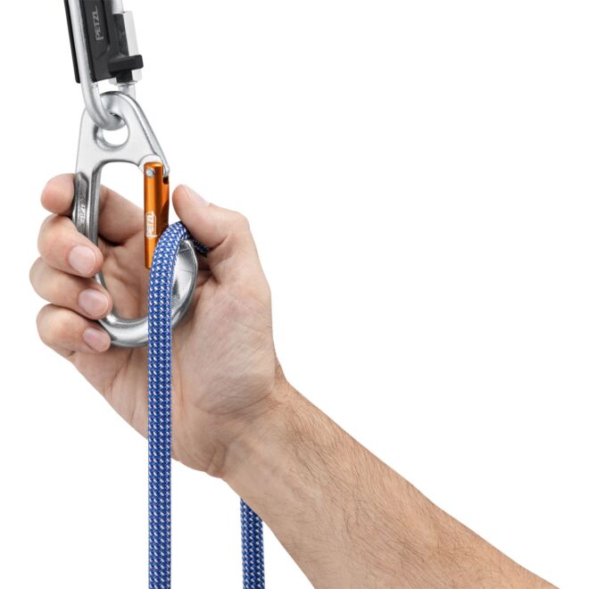 Petzl Tiptop Steel (pack om 10) klätter säkringskarbin