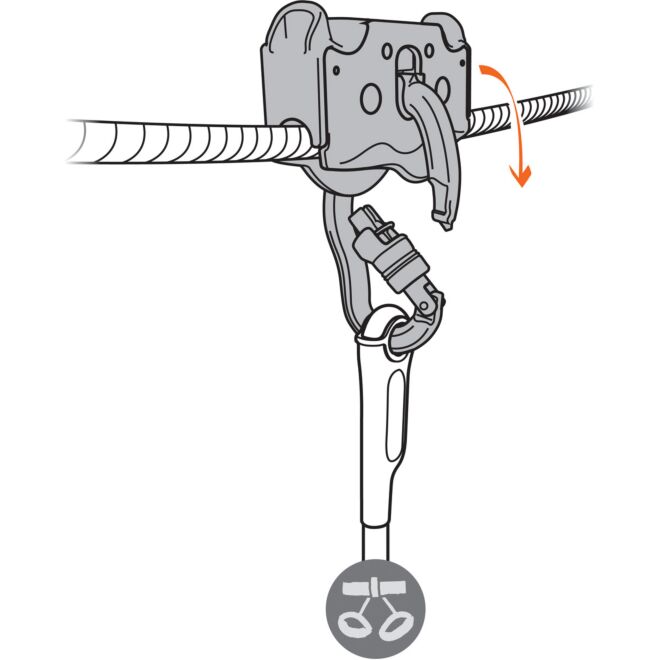 Petzl Trac Guide LT (pack om 5) äventyrspark block