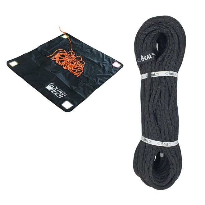 Oliunìd Kit Tuono Black 9.4 mm + Golden Rock Rope Tarp