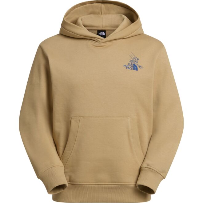 The North Face U Mountain Celebration avslappnad hoodie grafisk sweatshirt