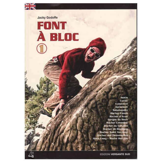 Versante Sud Font A Bloc Vol.1 klättring boulder guide engelsk version
